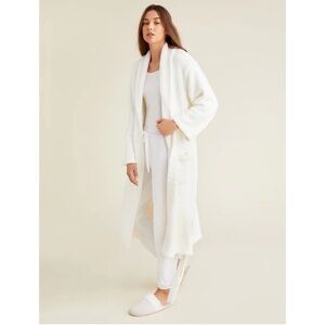 NWT Barefoot Dreams The CozyChic Robe in White